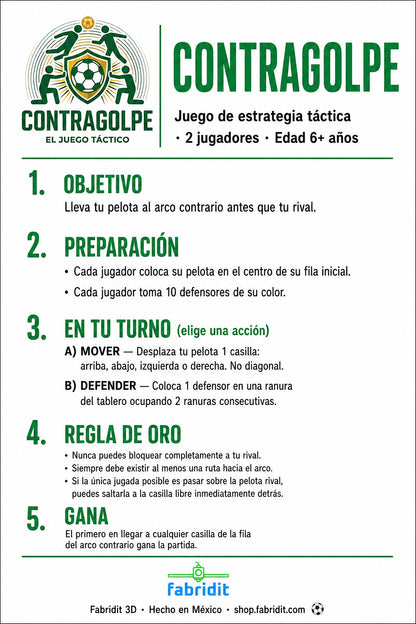 CONTRAGOLPE Juego de mesa